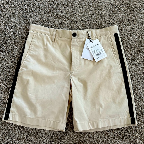 Theory Other - Theory Zaine 7” Stretch Cotton Shorts - Sand - Size 29 - Brand New With Tags